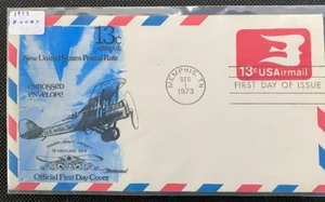 1973 FDC Scott # UC47 13c Dove Air Mail envelope, Fleetwood - Picture 1 of 1