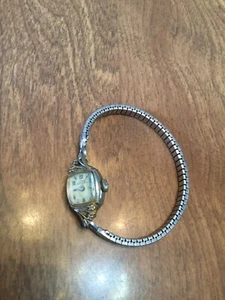 Vintage 14k Yellow Gold Lady Hamilton Watch With Diamonds not running - Picture 1 of 4