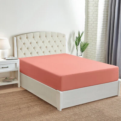 Lençol ajustado de microfibra Mellanni com bolsos profundos, elástico ao redor, 20+ cores - Imagem 1 de 2