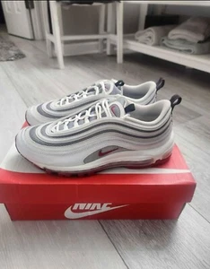 Size 9.5 - Nike Air Max 97 White Bullet - Picture 1 of 4