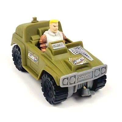 复古 2004 G.I. Joe Duke 越野车 麦当劳玩具 吉普 工作绞车 — 第 1/4 张图片