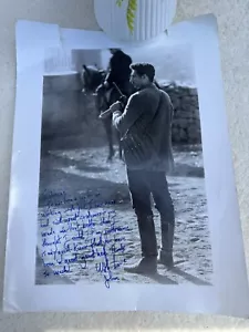 Vintage signiertes Foto mit persönlicher Notiz - evtl. John Milius - Wind & die Löwenzeit - selten - Bild 1 von 7