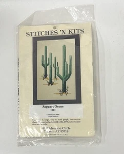 Kit punto croce cactus Saguaro nuovo 6” x 8” - Foto 1 di 3