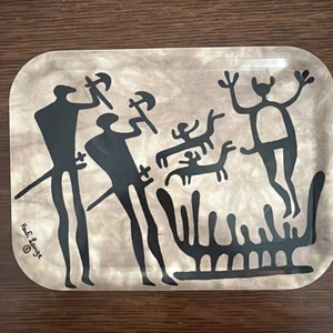 Swedish Folk Tray Heidi Lange Artist Birch Tray - Picture 1 of 11