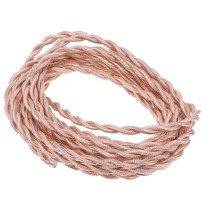 Copper Electrical Wire Câble Textile Cordon Électrique Fil Flexible - Photo 1/4
