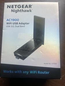 Netgear wifi AC1900 USB 3.0 Adapter WiFi (A7000) Nighthawk Dual Band Nowy A7000 - Zdjęcie 1 z 4