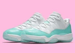 Nike Air Jordan 11 Retro Low Women's Igloo Green Sports Sneaker AH7860-103 - Picture 1 of 8