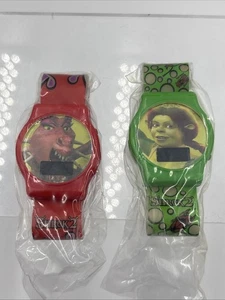 Shrek 2 Watch Lot Fiona & Dragon Vintage 2003 Digital Month Date 33mm Quartz - Picture 1 of 6