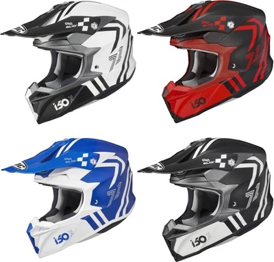 Casco todo terreno hexagonal HJC i50 - motocross moto todoterreno adulto Foto 1 de 4