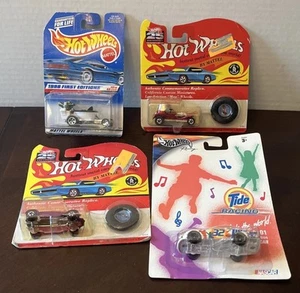 Vintage Hot Wheels Lot Of 4 Car 25th Anniversary, 2001 NASCAR, 1998 1st Editions - Picture 1 of 7