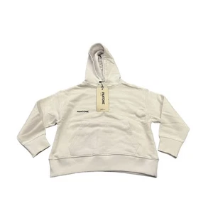 Zara Girls White Pantone Pullover Hoodie Sweatshirt Size 8 NWT - Picture 1 of 10