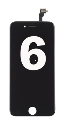 Aftermarket LCD Screen for iPhone 6 - BLACK with Tool Kit and Screen - Image 1 of 2