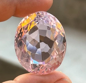 Natural Pink Kunzite 142 Ct Big Size Oval Cut Faceted Loose Gemstone - Picture 1 of 9