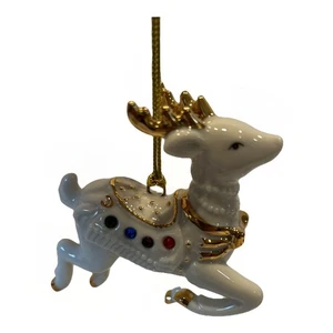 Lenox Holiday Gems Rentier Weihnachtsschmuck ohne Karton - Bild 1 von 4