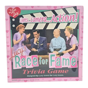 LUCY'S RACE FOR FAME Trivia Game Multiplayer Board Game I Love Lucy TV Show NIB - Picture 1 of 3