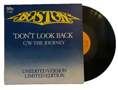 Boston - Don't Look Back / The Journey 12" Single Record EPC126653 Epic 1978 Ex - Image 1 of 4
