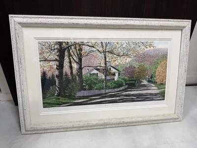 Carol Collette Chestnut Street im Herbst Giclée signiert ED 65/200 mit... - Bild 1 von 4