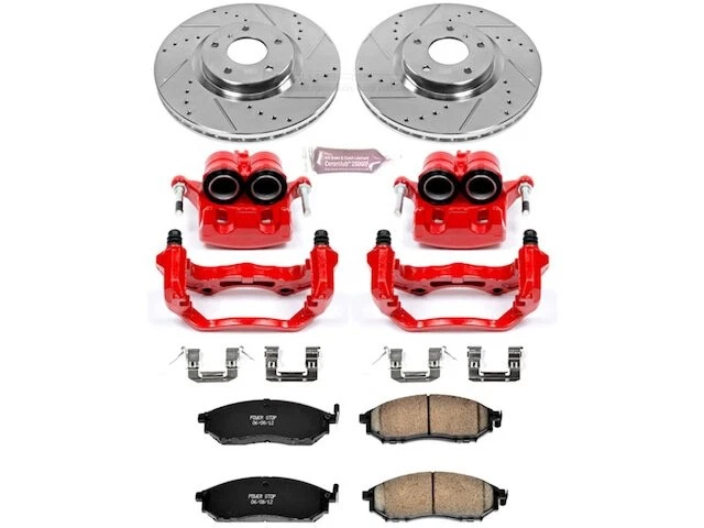 Kit de pastillas de freno delanteras y rotor para Infiniti G35 2005-2007 cupé 2006 QP321HM Foto 1 de 1