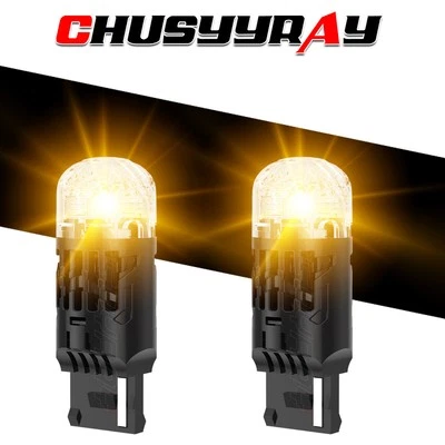 Светодиодные желтые лампы для указателей поворота 7443 7444 7440 для Nissan Rogue 2014-2021 - Изображение 1 из 4