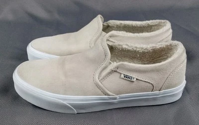 Sapato Feminino Vans Off The Wall Tamanho 8.5 Slip On Camurça Caminhada Casual Academia de Praia  - Imagem 1 de 4