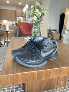 Nike Zoom Kobe 6 Blackout Size 9.5 (Brand New) - Picture 1 of 12
