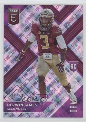 2018 Elite Draft Picks Aspirations Purple Variation /99 Derwin James Rookie RC - Image 1 of 2