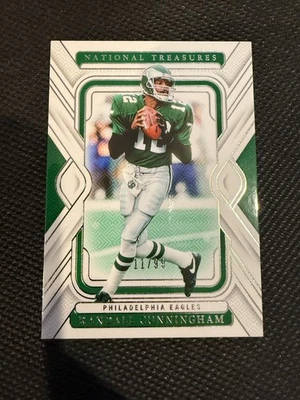 2024 Panini National Treasures #81 Randall Cunningham #/99 Eagles Foto 1 de 2