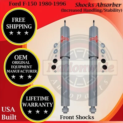 KYB Genuine OEM Front Shocks For 1980-1996 Ford F-150 Lifetime Warranty - Image 1 of 4