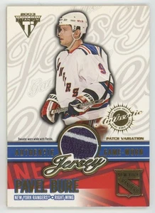 2002-03 PACIFIC PRIVATE STOCK TITANIUM Pavel Bure GAME WORN PATCH /26 - Picture 1 of 2