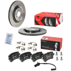 Brembo Xtra Line Bremsscheiben 330mm + Bremsbeläge Hinten passend für Audi A6 C7 - Bild 1 von 11