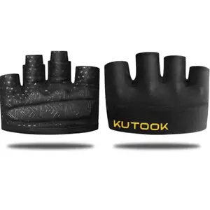 Weight Lifting Grip Pads Workout Pull up Grip Gym Gloves Body Building Pad Glove - Picture 1 of 7