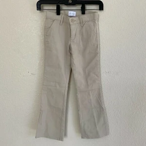The Childrens Place Bootcut Stretch Khaki Chino Girls 6 School Uniform Pants - Picture 1 of 3