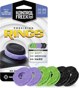 Pack of 6 Precision Rings Aim Assist Motion Control for PS4 PS5 Xbox Controllers - Picture 1 of 9