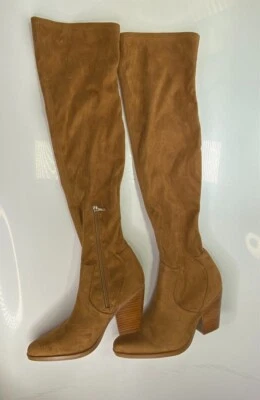Высокие коричневые сапоги Marc Fisher ltd Gwyneth выше колена размер 9,5 - Изображение 1 из 4