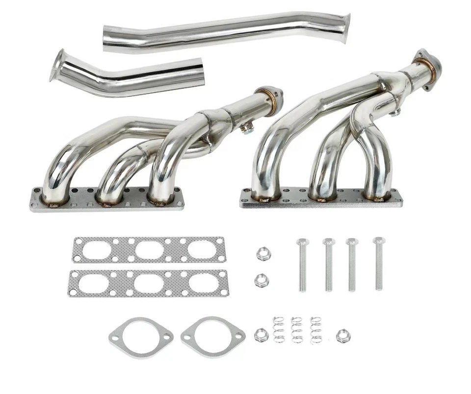 Stainless Performance Manifold Headers for BMW E46/E39/Z3 2.5L/2.8L/3.0L L6 NEW - Image 1 of 3
