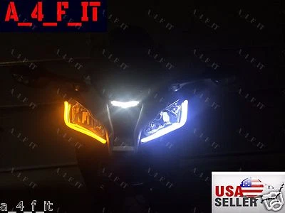 HARLEY DAVIDSON CHOPPER LED TURN SIGNALS BLINKERS Running LIGHT MOTORCYCLE - Image 1 of 4