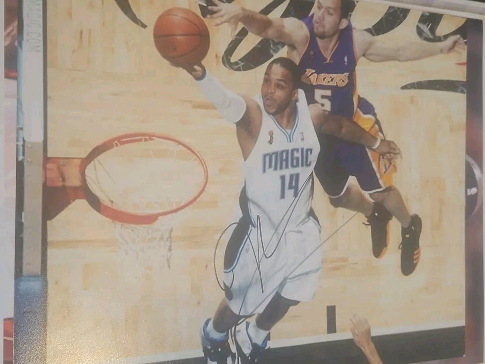 Jameer Nelson signed 8x10 autographed photo picture autograph signature nba - Image 1 of 1