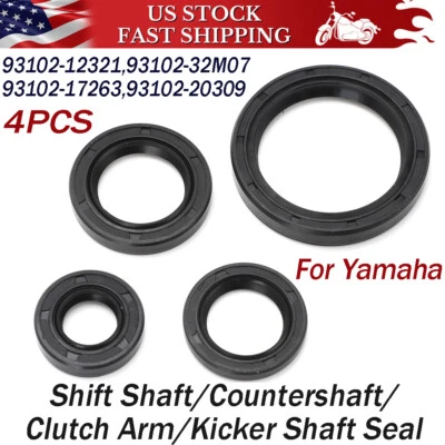 For Yamaha Engine Seal Kit IT 250 400 425 YZ 490 465 250 ShiftShaft Countershaft - Image 1 of 4