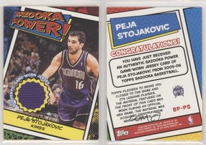 2005-06 Topps Bazooka Power! Peja Stojakovic #BP-PS