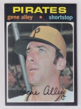 Gene Alley 1971 Topps #416 Pittsburgh Pirates EX {0302