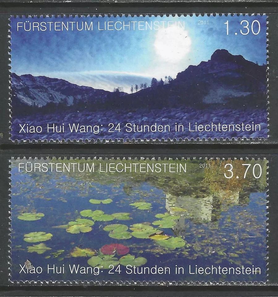 LIECHTENSTEIN - 2011 Landscape Photographs #1523-1524  - VF MNH - Image 1 of 1