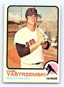 Carl Yastrzemski Vintage Baseball Card #245 MLB 1973 Topps Yaz - Picture 1 of 2
