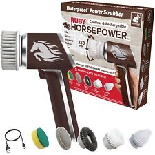 Horsepower As Seen on TV, Handheld Cordless Rechargeable Spinning Power Scrubber