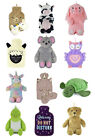 Range of Natural Rubber Hot Water Bottles with Removable Novelty Plush Covers