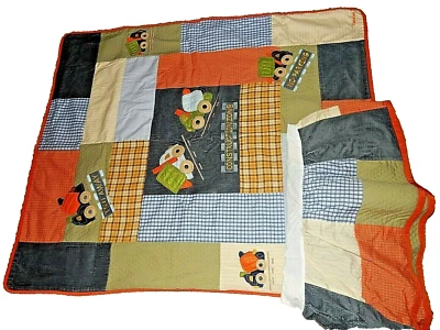 H8 LN OSHKOSH BABY En Construcción Trabajo en Carretera Cuna Edredón y Falda Conjunto Foto 1 de 4