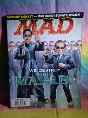 MAD Magazine December 2003 We Destroy the Matrix Issue #436 - Image 1 of 2
