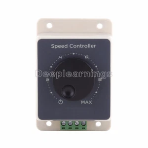 DC 10V-60V 20A PWM Pulsweitenmodulator Wasserdicht Motordrehzahlregler NEU - Bild 1 von 6