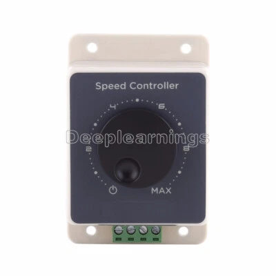 DC 10V-60V 20A PWM Pulsweitenmodulator Wasserdicht Motordrehzahlregler NEU - Bild 1 von 4