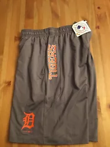Pantaloncini da uomo Detroit Tigers Under Armour Performance S/small grigio/arancione nuovi con etichette - Foto 1 di 4