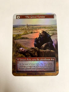 THE GREAT FAMINE Unique FOIL Arthurian Legends - SORCERY TCG - Imagen 1 de 1